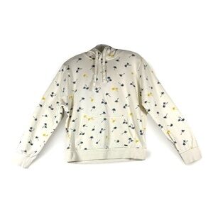 O'Neill Off White Palm Tree Hoodie Medium